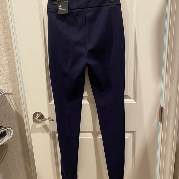 WHBM Luxe Stretch Skinny Pant in Officer Blue Size 2 NWT - Picture 7 of 9